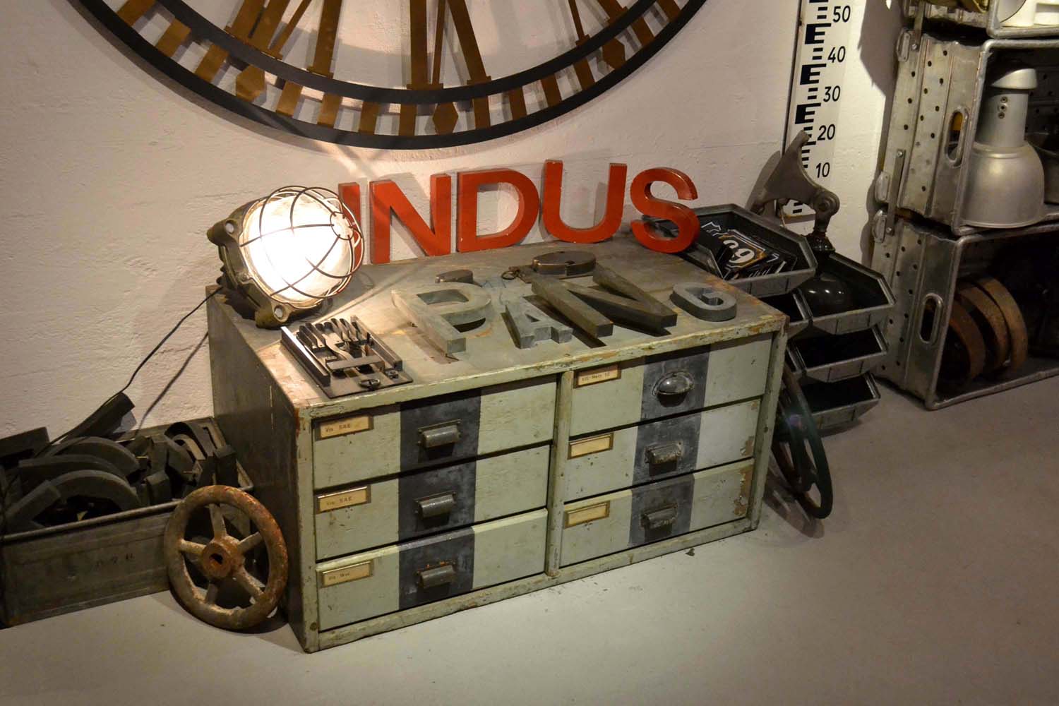 décor industriel loft usine vintage