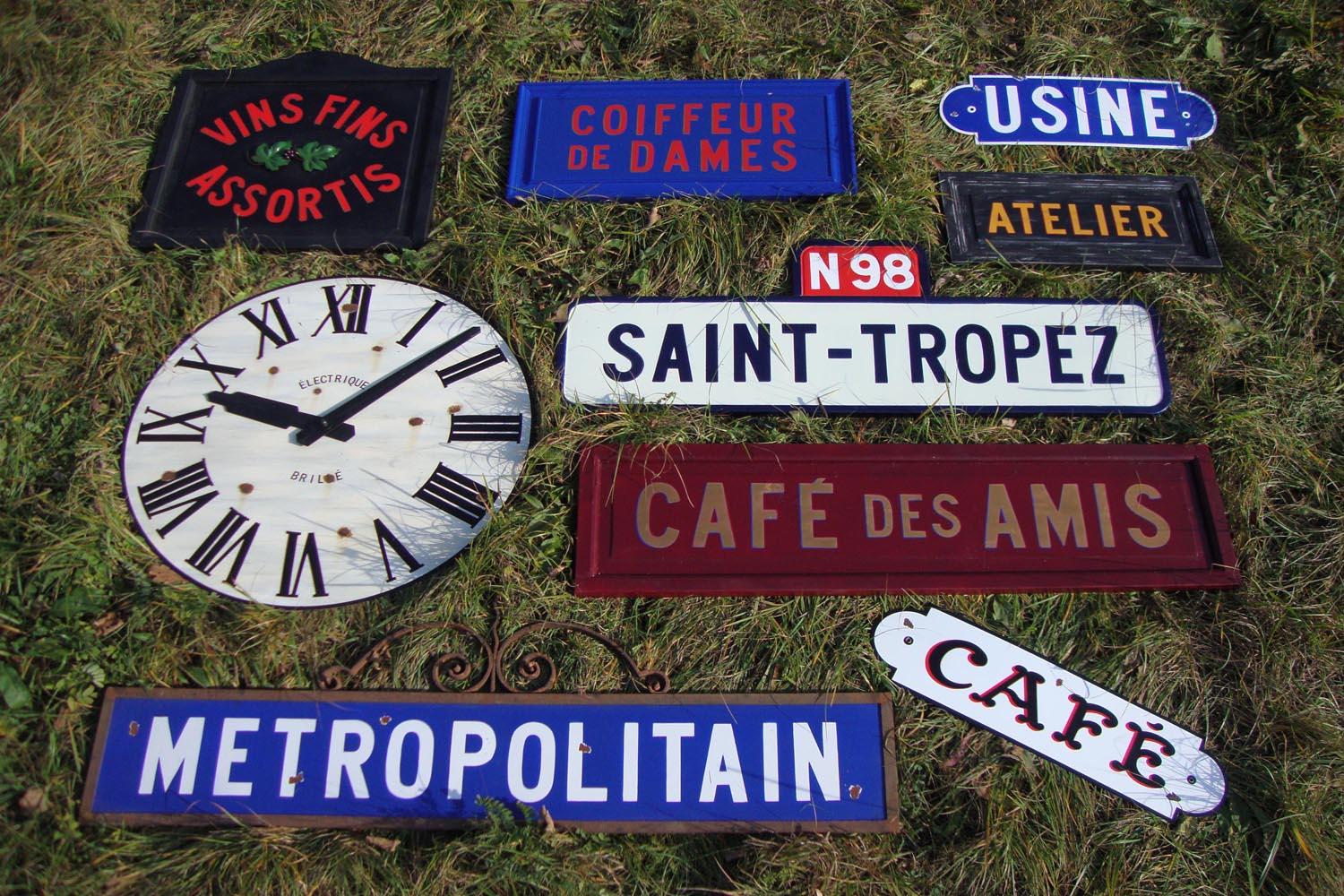 création d'enseignes de commerce à l'ancienne