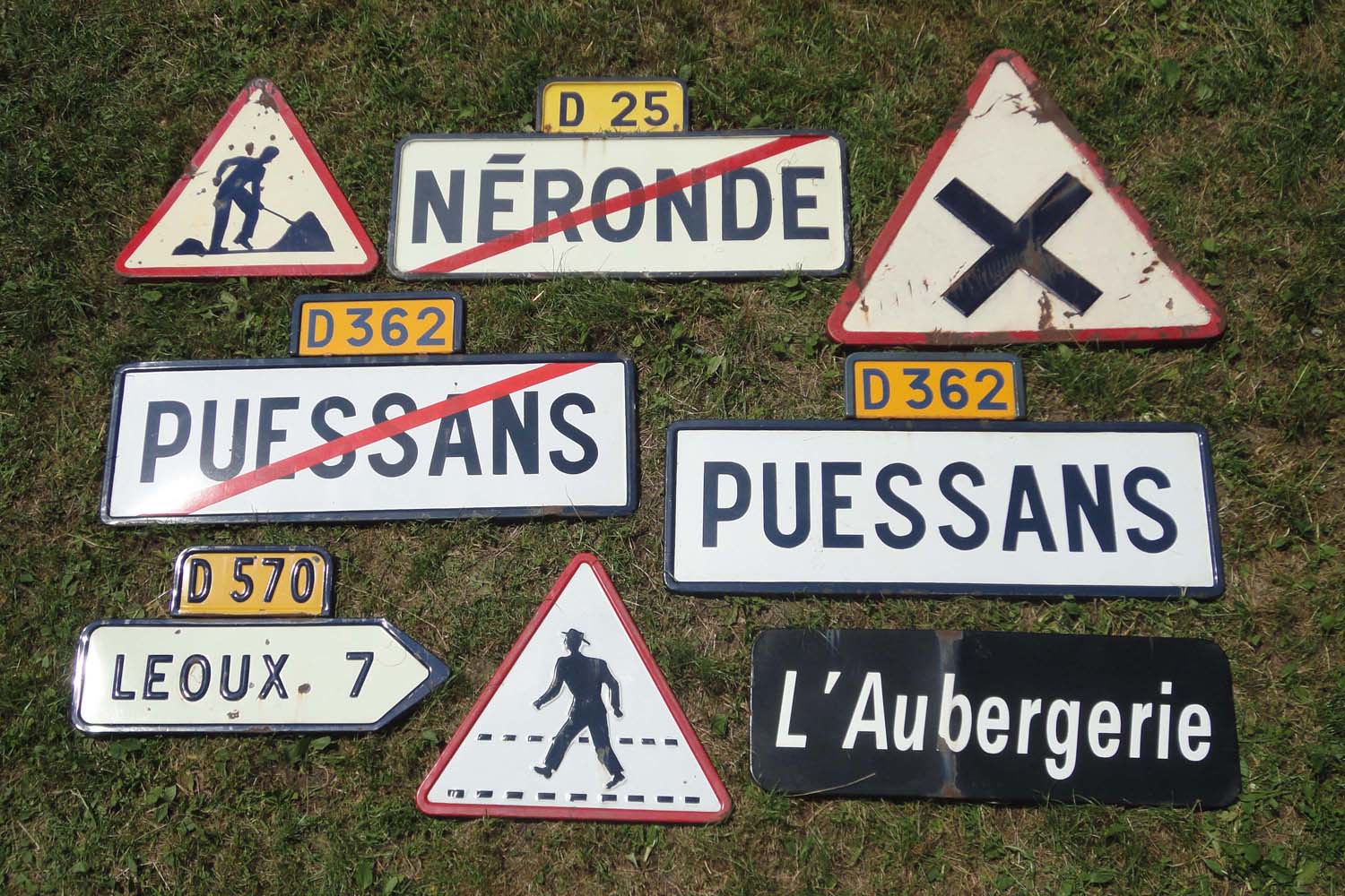 signalisation routiére ancienne Française