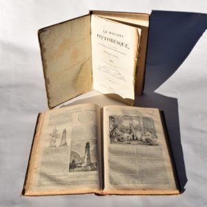 le magasin pittoresque. Livres illustrés du 19ème. Premières années d'édition 1833 et 1845