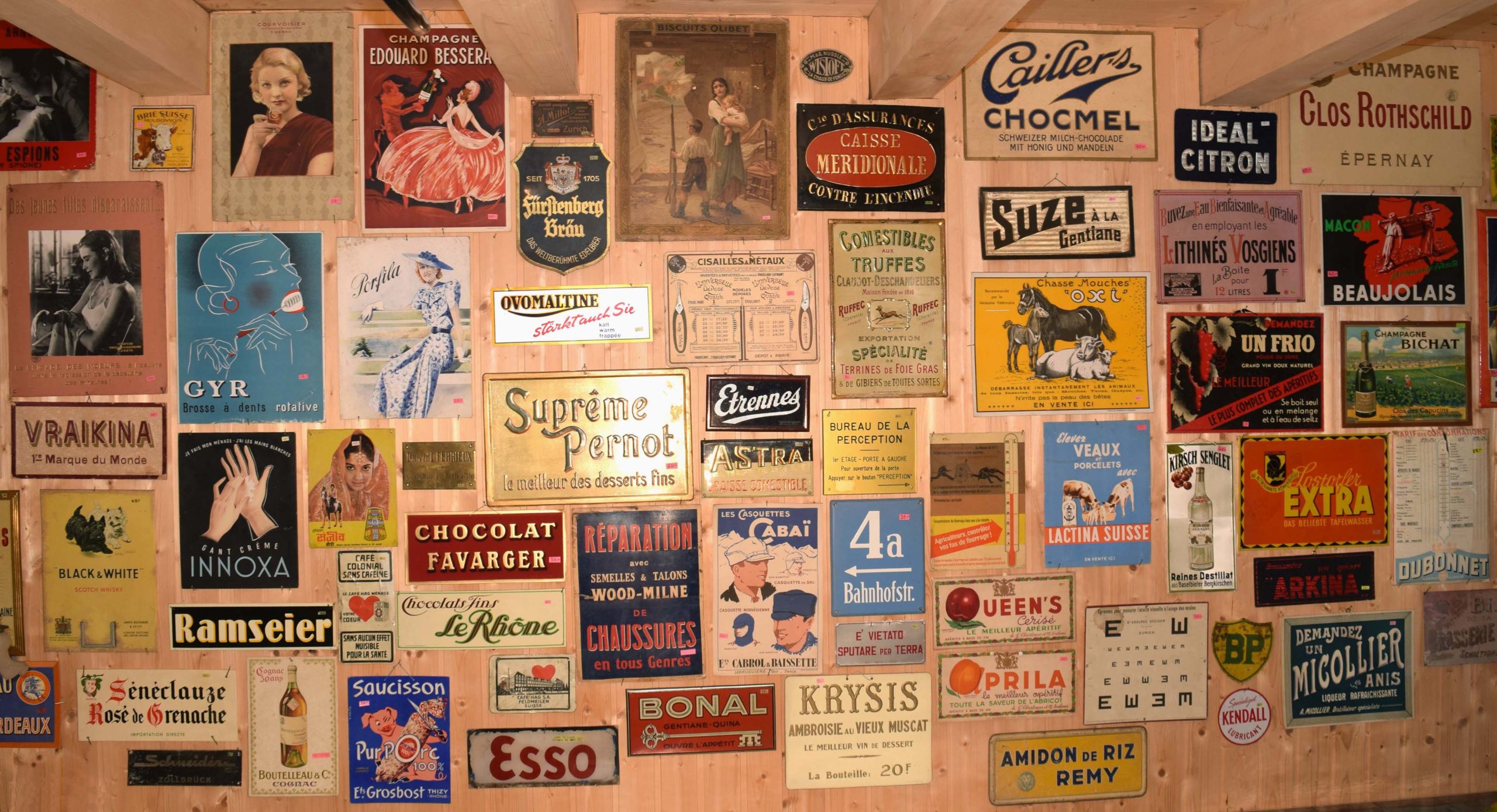 Plaques émaillées & art publicitaire - 20th Schulé Antiquités