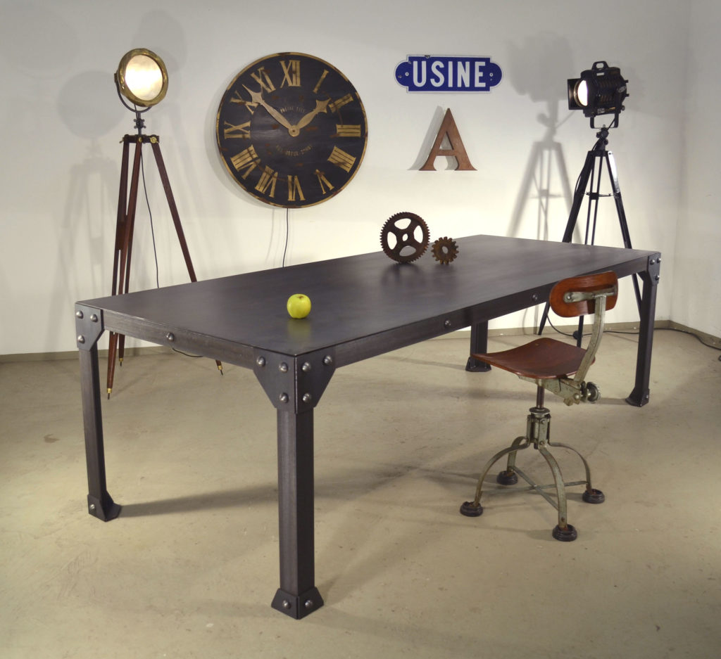 mobilier industriel, déco loft syle usine