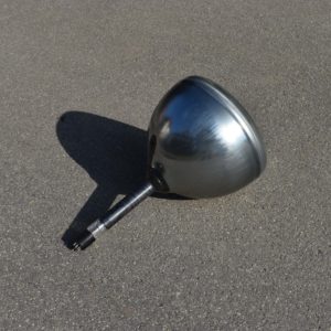 ancien tube cathodique General Electric circulaire vers 1960. Peut-être d’oscilloscope ou alors de télévision. Antiquité technique scientifique