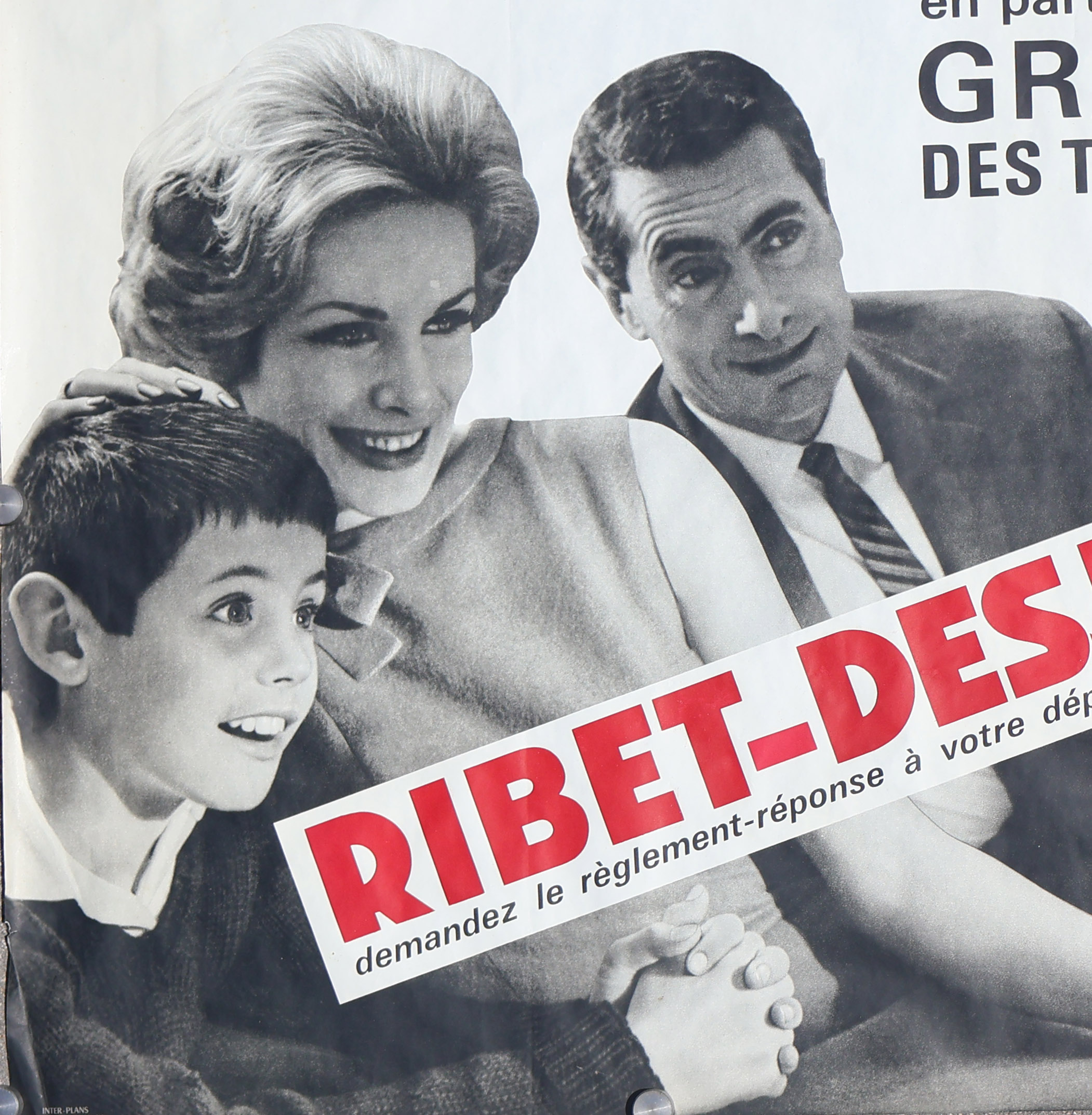Ribet-Desjardins affiche française, pour les télévisions. Vers 1963