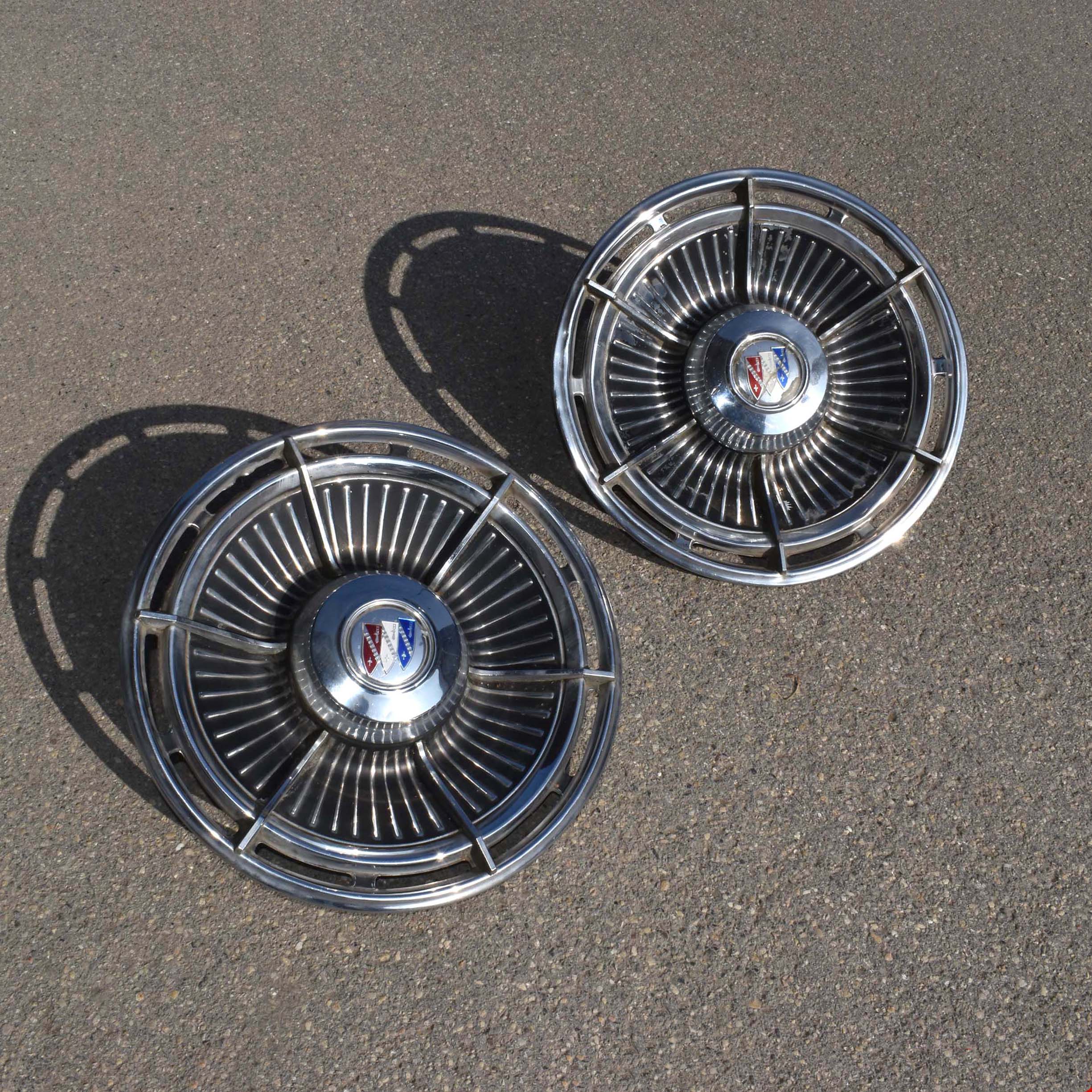 enjoliveurs américains chromés déco Rockabilly Buick Electra 1963