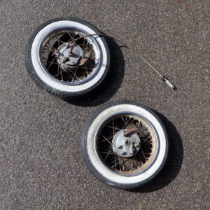 Roues avant et arrières : Pièces détachées de scooter Puch Ds 50, des années 1960