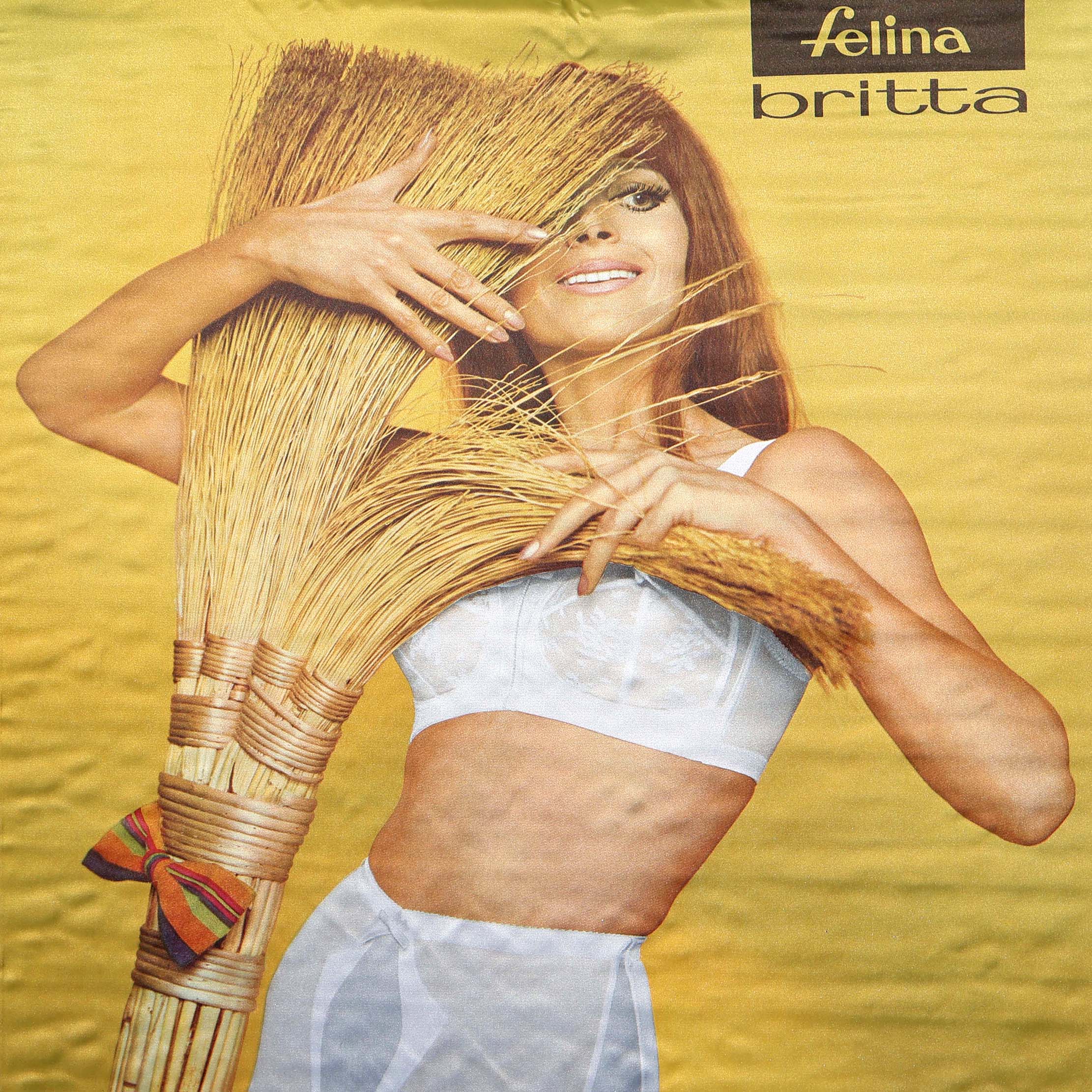 Britta Felina publicité vintage 1960s soutien-gorge gaine Perlon pin-up
