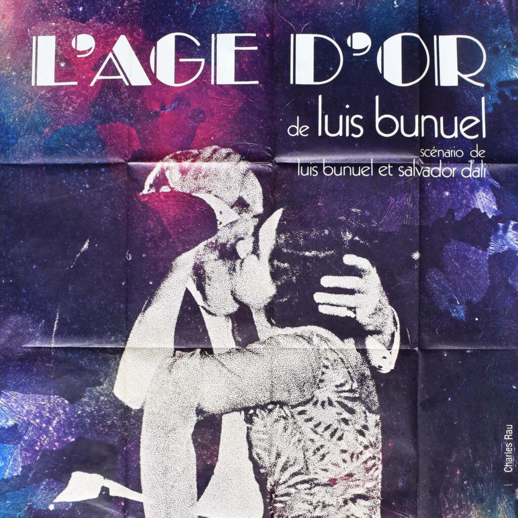 L'âge d'or Luis Bunuel affiche du film