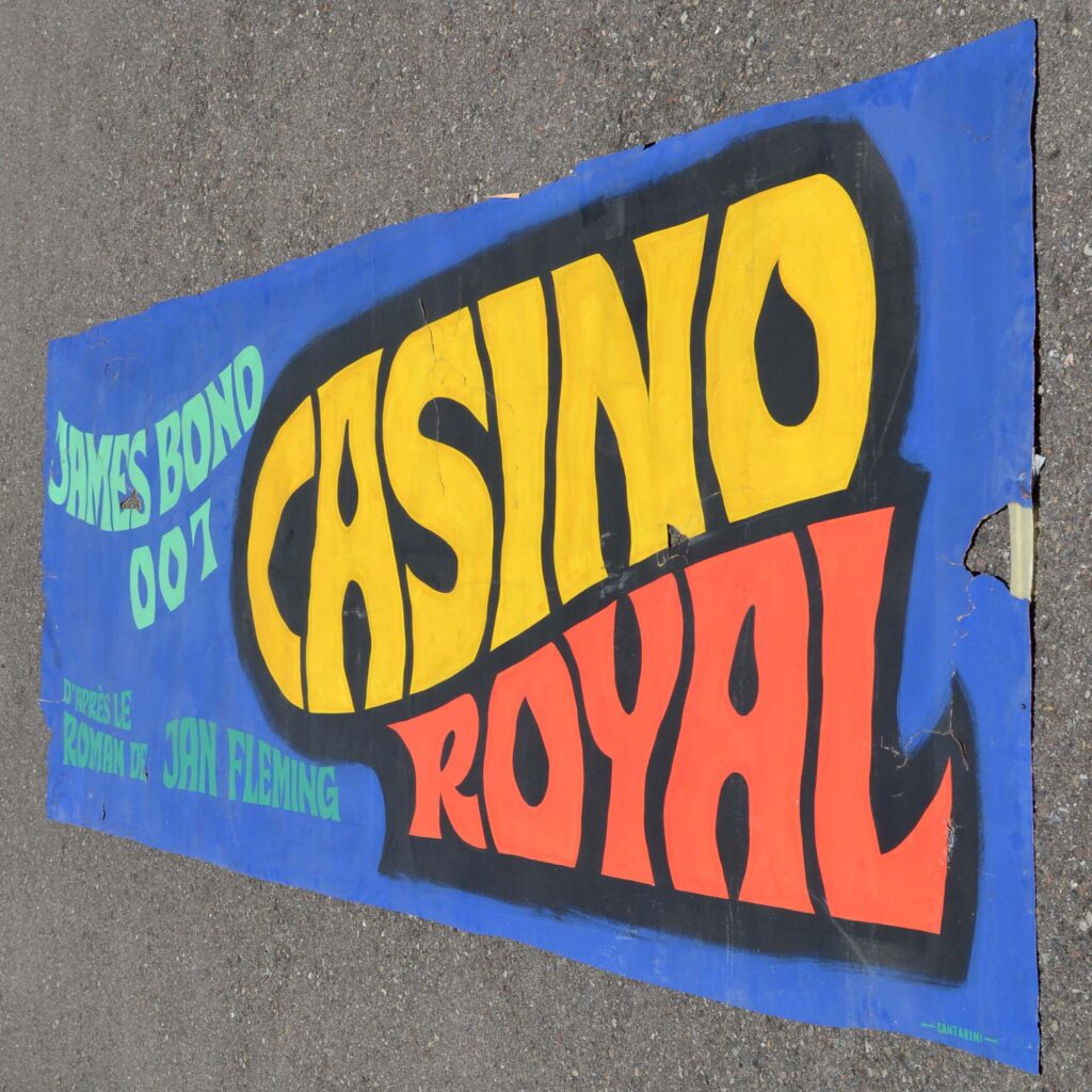 Casino Royale 1967 banderole peinte