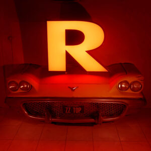 Lettre lumineuse R 70cm décoration