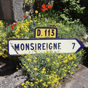 Monsireigne mont des sirènes panneau