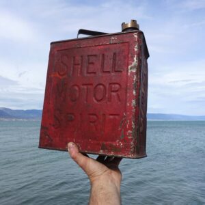 Shell motor spirit ancien bidon anglais