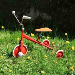 Tricycle Wisa-Gloria rouge 1970s