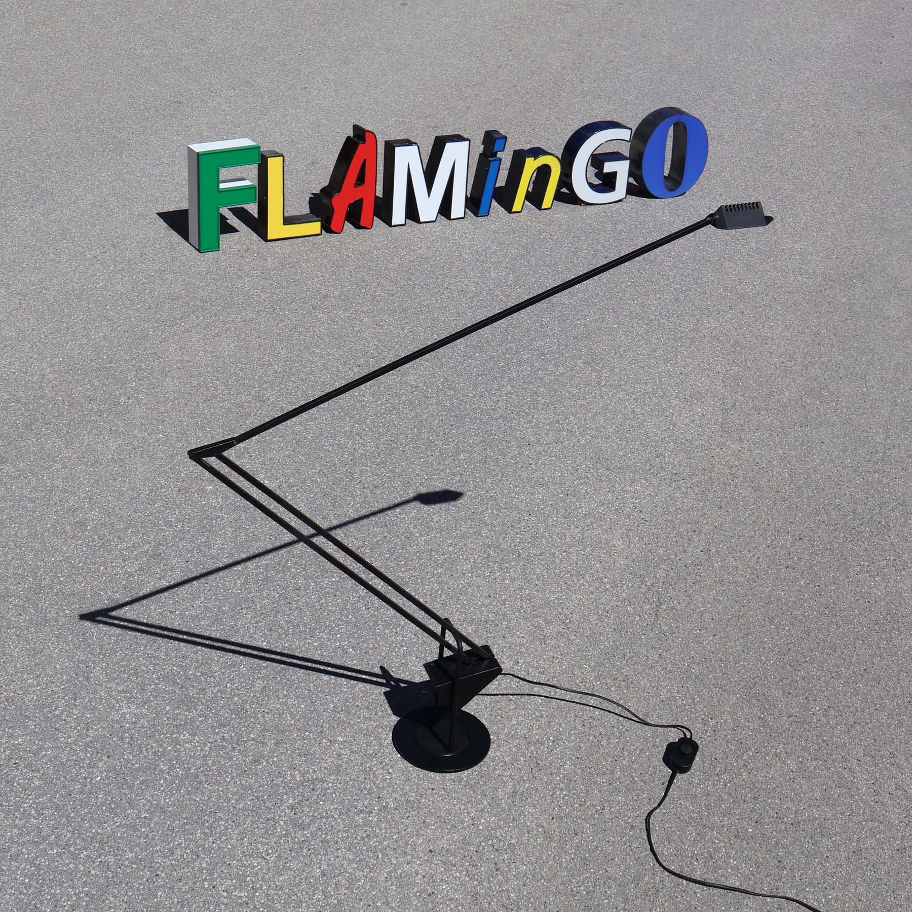 Luxo Flamingo vintage 80's lampe