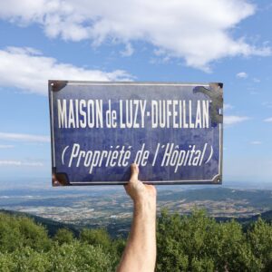 Luzy-Dufeillant plaque émaillée