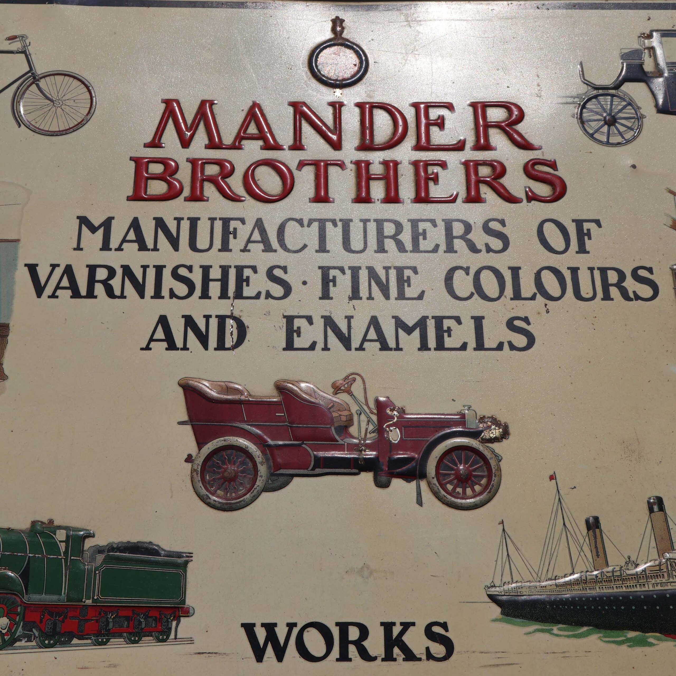 Mander Brothers Varnishes colours