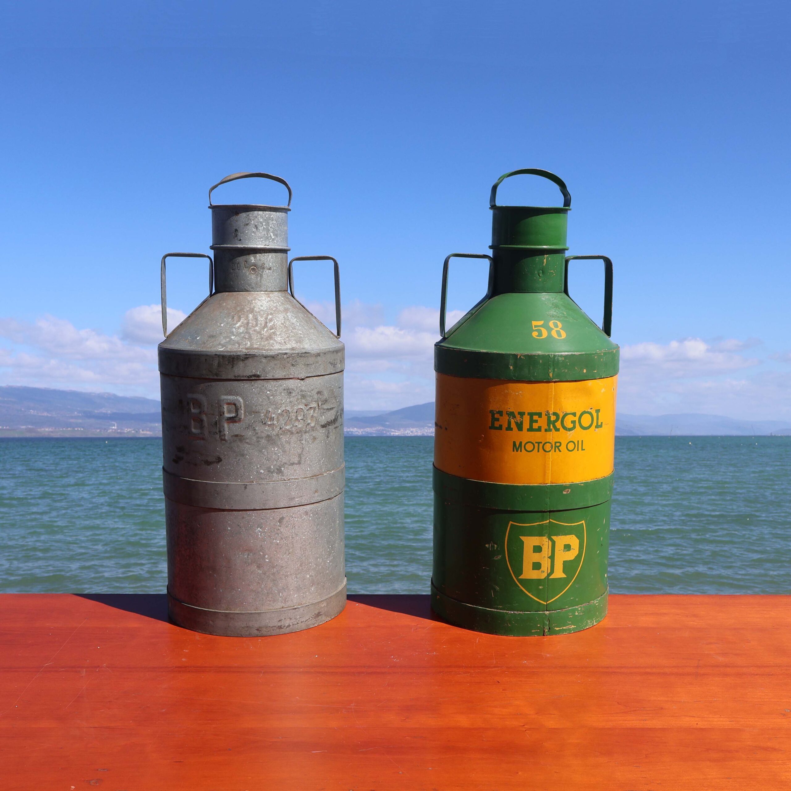 Bidons 20 lt. BP Energol.
