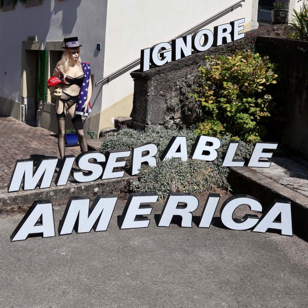 Ignore miserable america conceptuel art