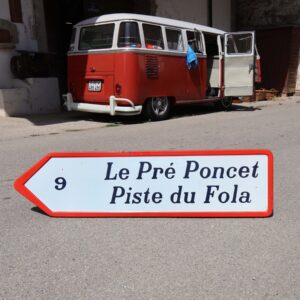 Le Pré Poncet site nordique plaque