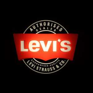 Levi's enseigne lumineuse 1990's