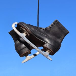 Patins à glace 1930s. Paire de patins