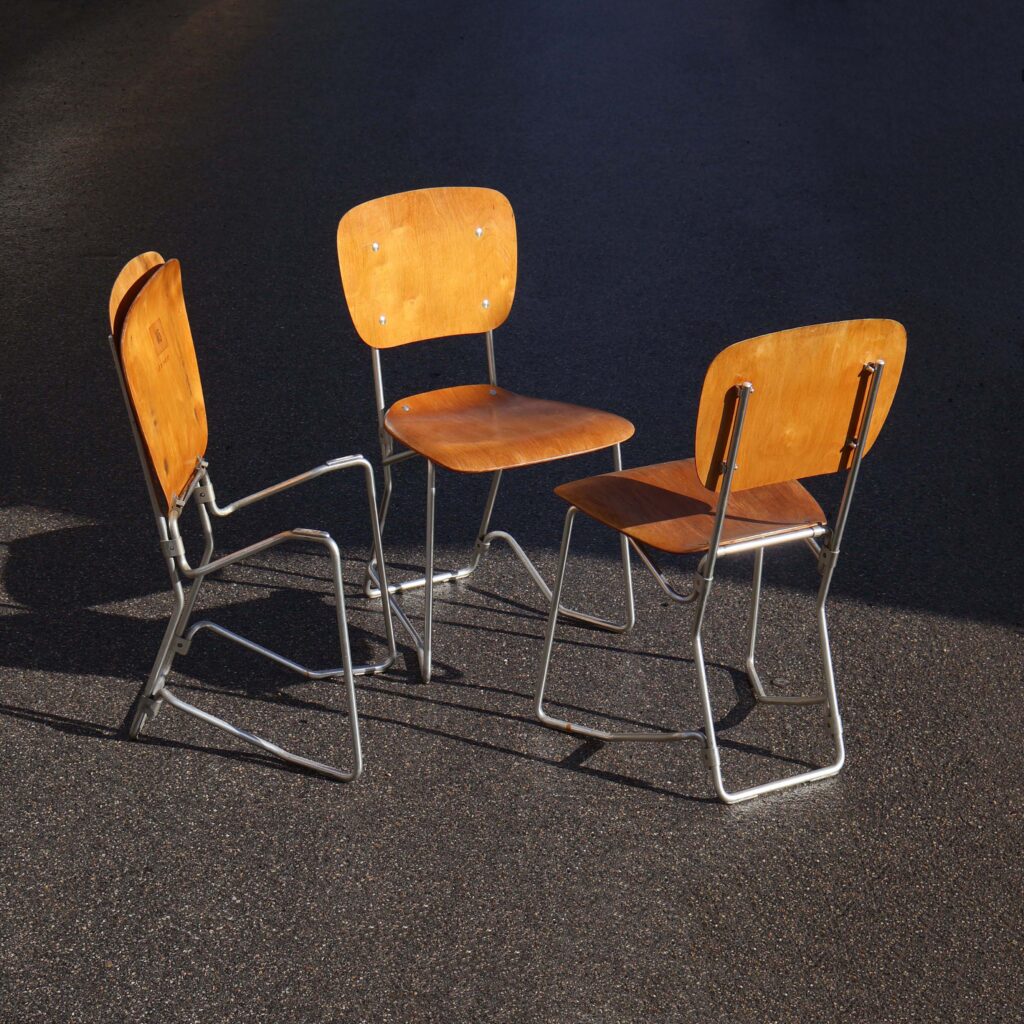 Chaises Alu-Flex Armin Wirth