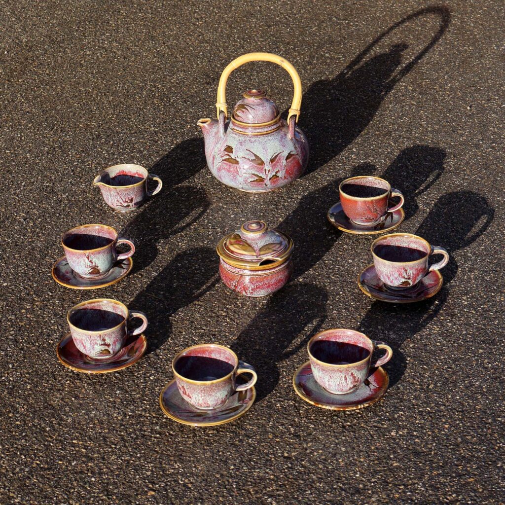 Bosshard Blonay service à thé céramique artisanale