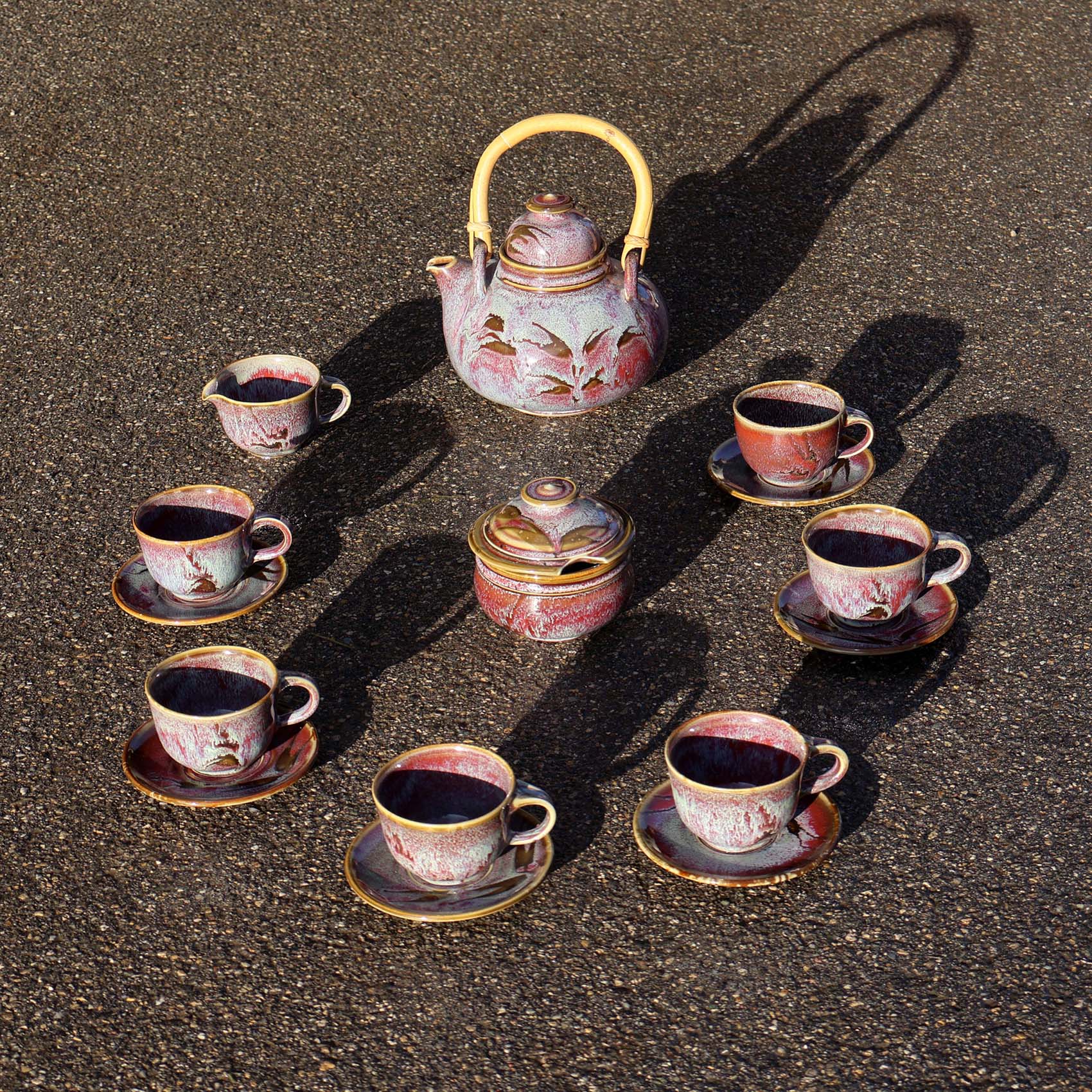 Bosshard Blonay service à thé céramique artisanale