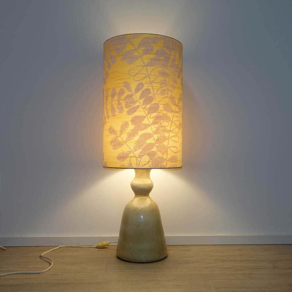 Lampe vintage 70s céramique signée Sigrist