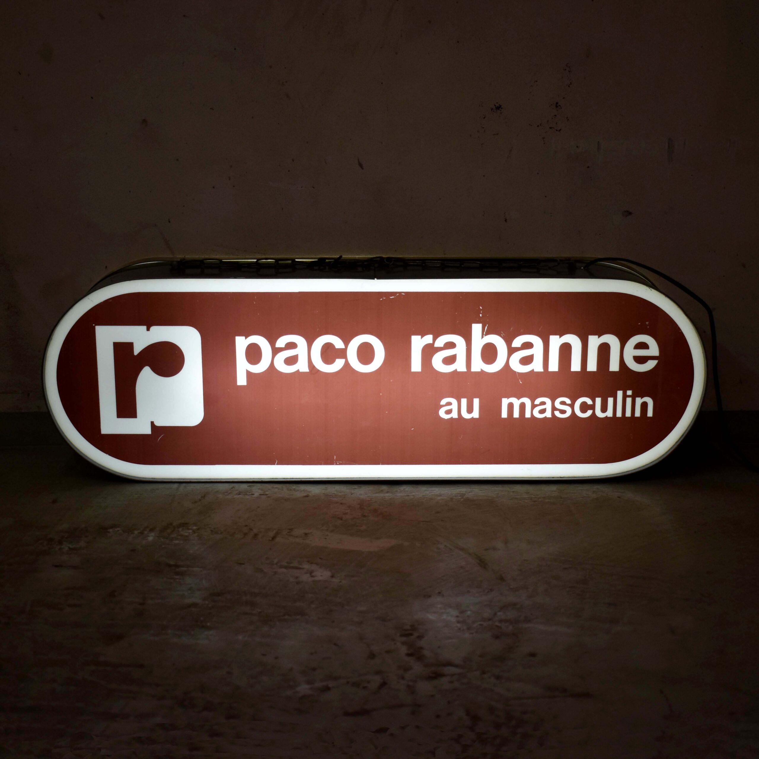 Paco Rabanne enseigne 70s