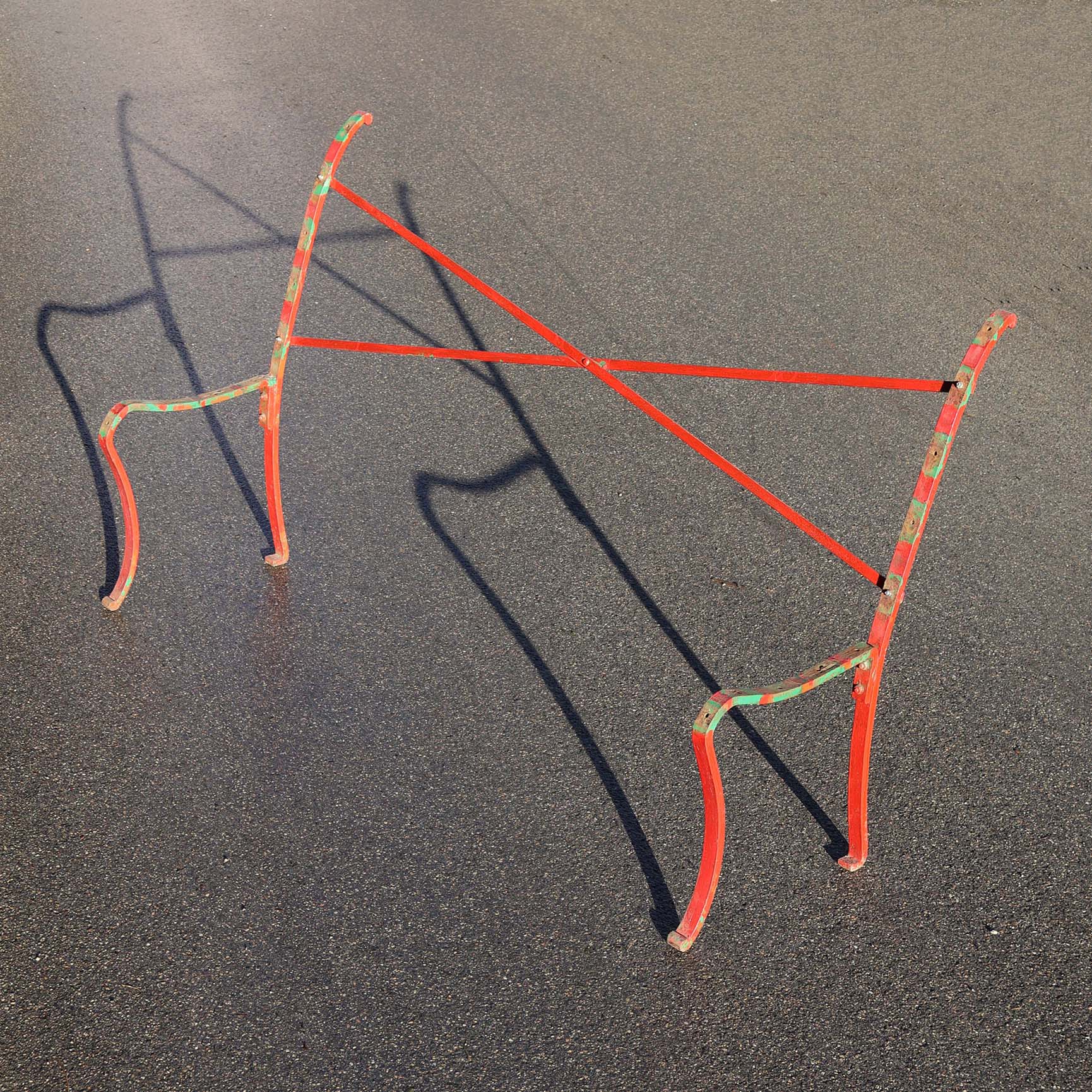 Châssis de banc en fer