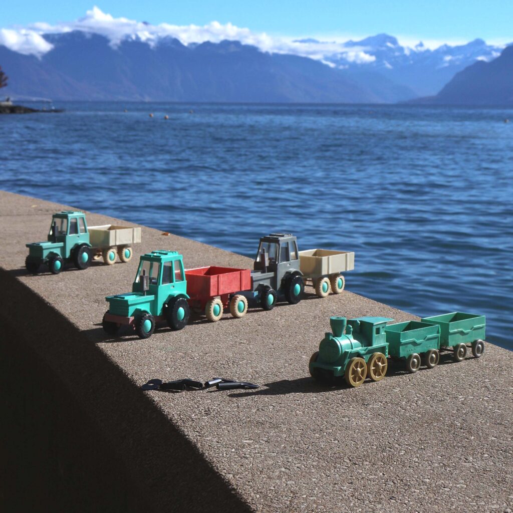 Jouets soviétiques 1970s tracteurs