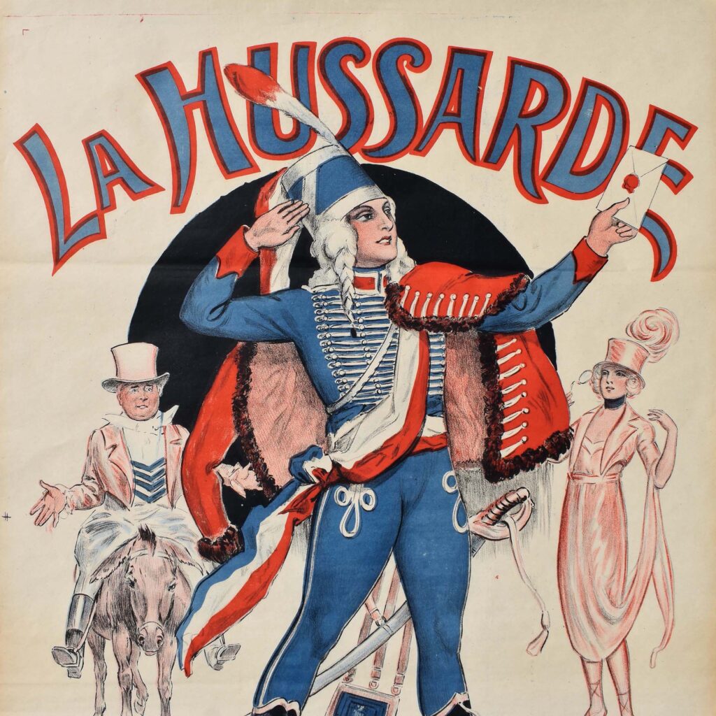 La hussarde affiche 1925.