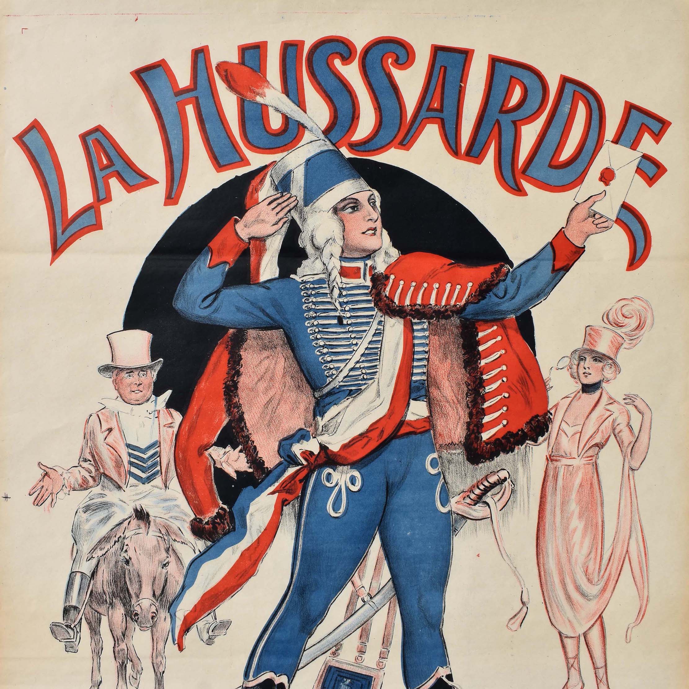 La hussarde affiche 1925.