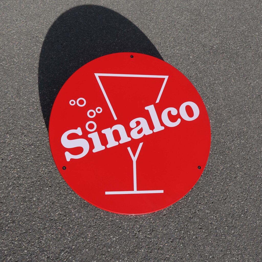 Plaque émaillée Sinalco
