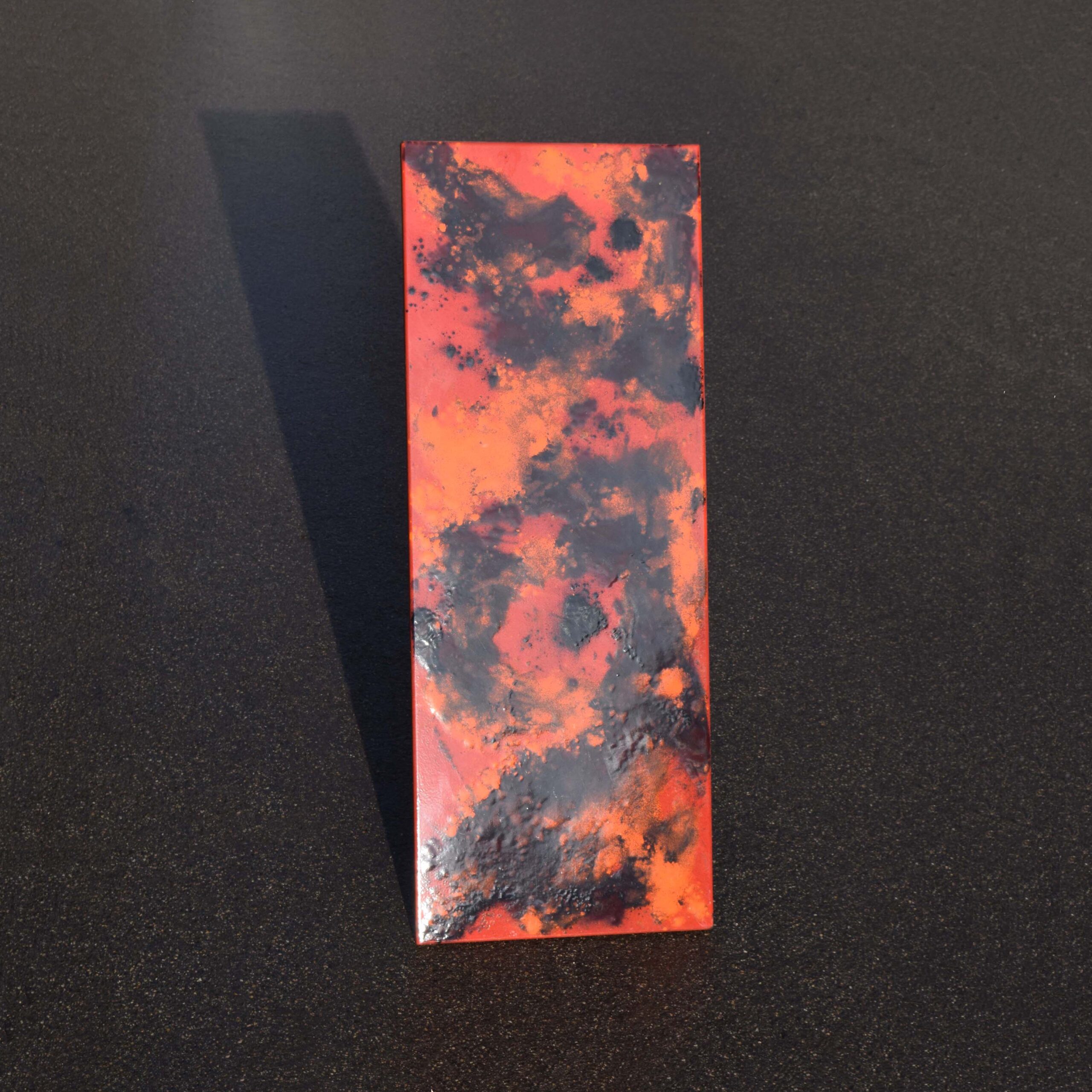 Tôle émaillée art abstrait