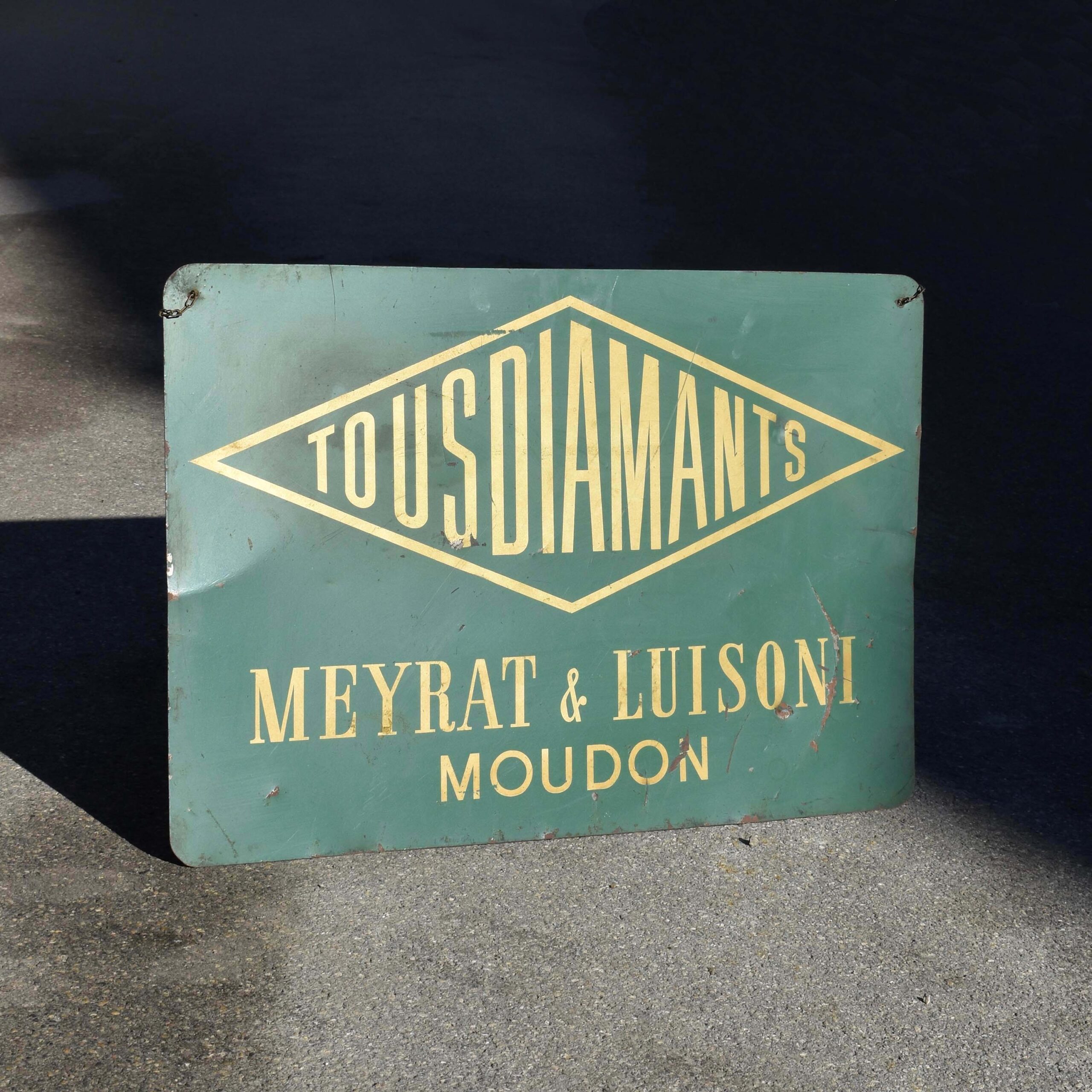 Tousdiamants Meyrat Luisoni Moudon enseigne ancienne