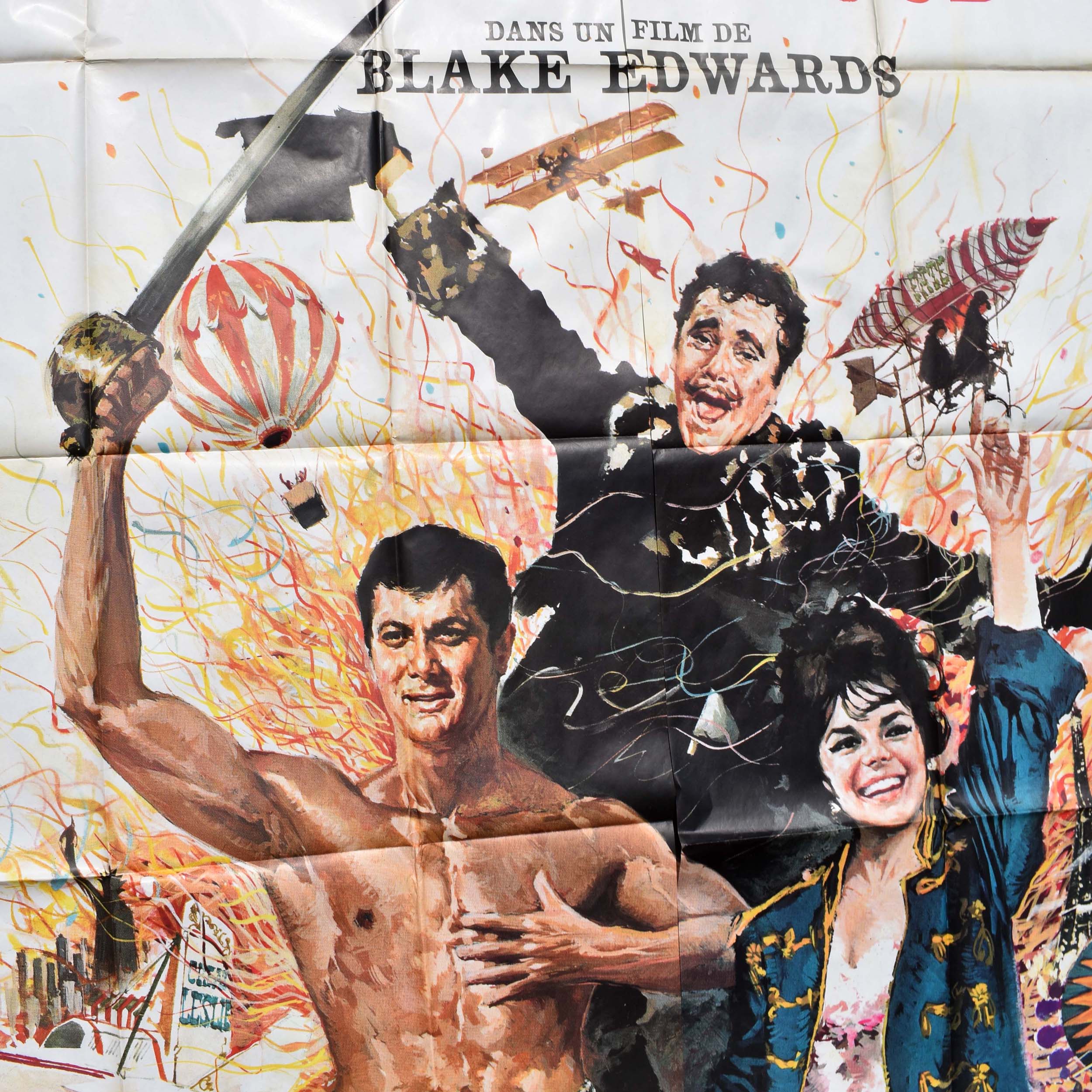 The great race 2x3m. Affiche géante 2 par 3 mètres.