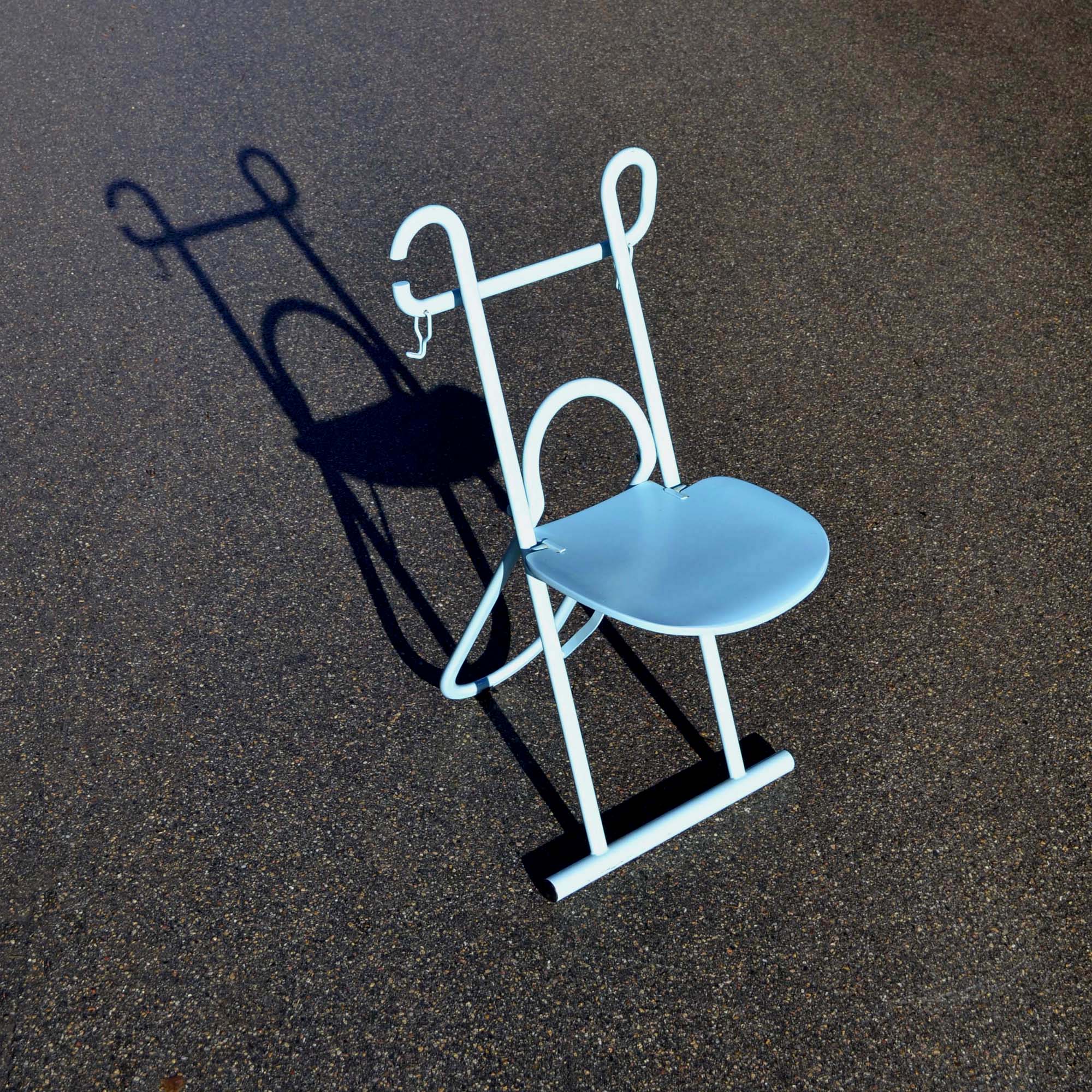 Dressboy chair Gastone Rinaldi. Siège pliant valet muet.