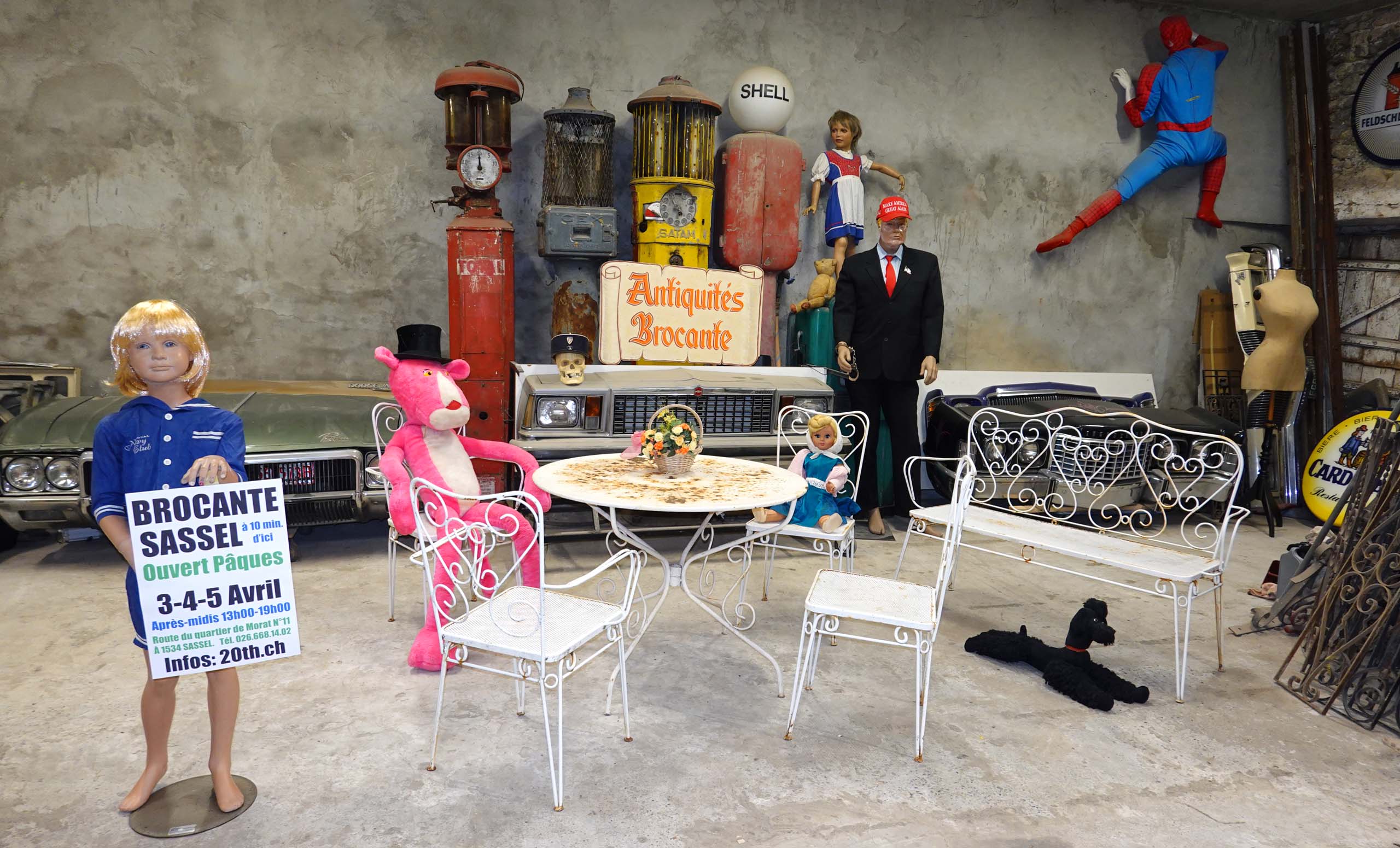 Brocante de Sassel ouverte à Pâques 2026.