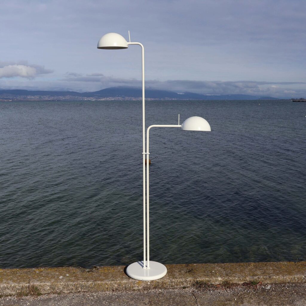Lampe de sol vintage 70s. Luminaire design seventies