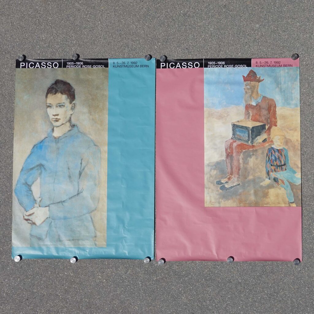affiches expo Picasso 1992. Kunstmuseum de Berne.