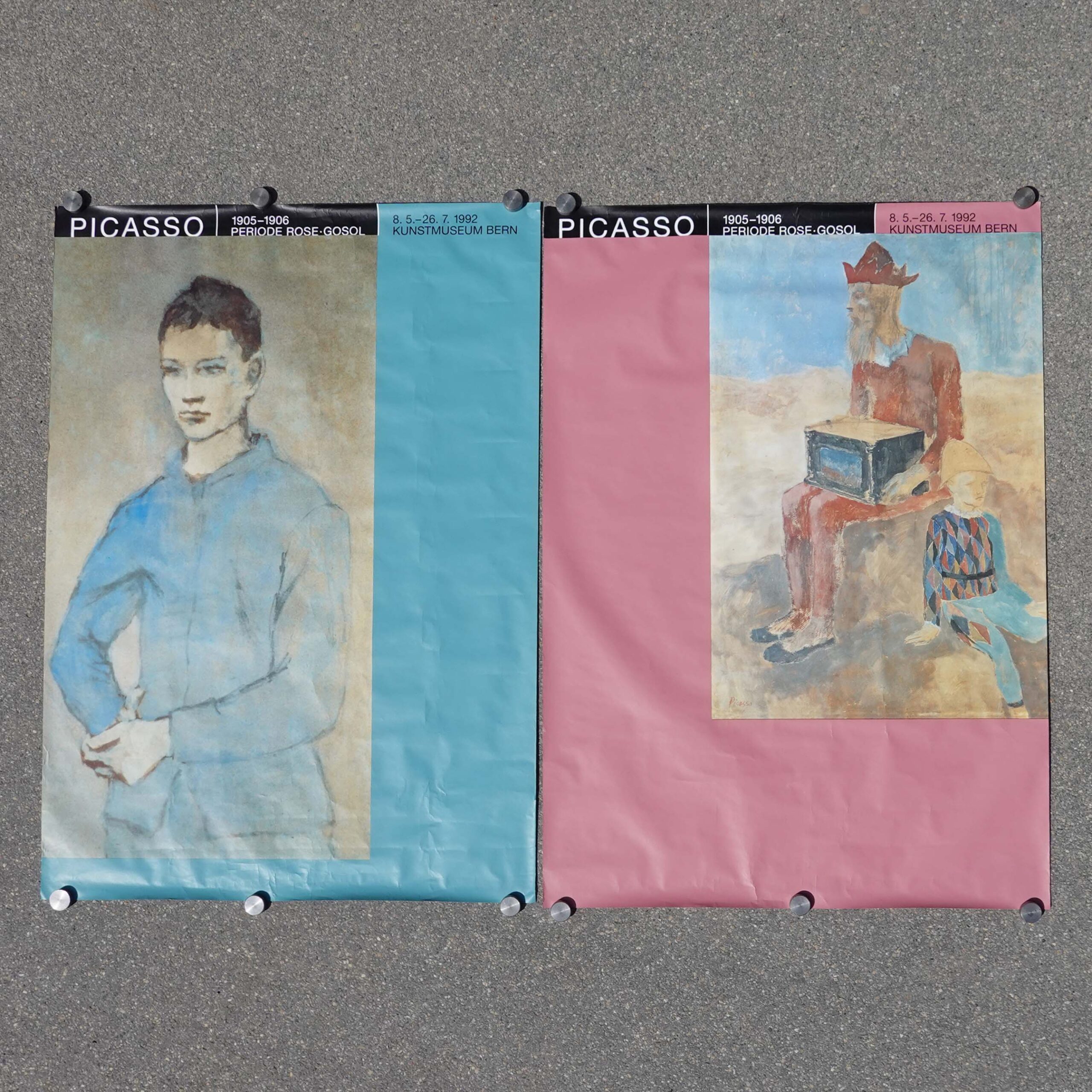 affiches expo Picasso 1992. Kunstmuseum de Berne.