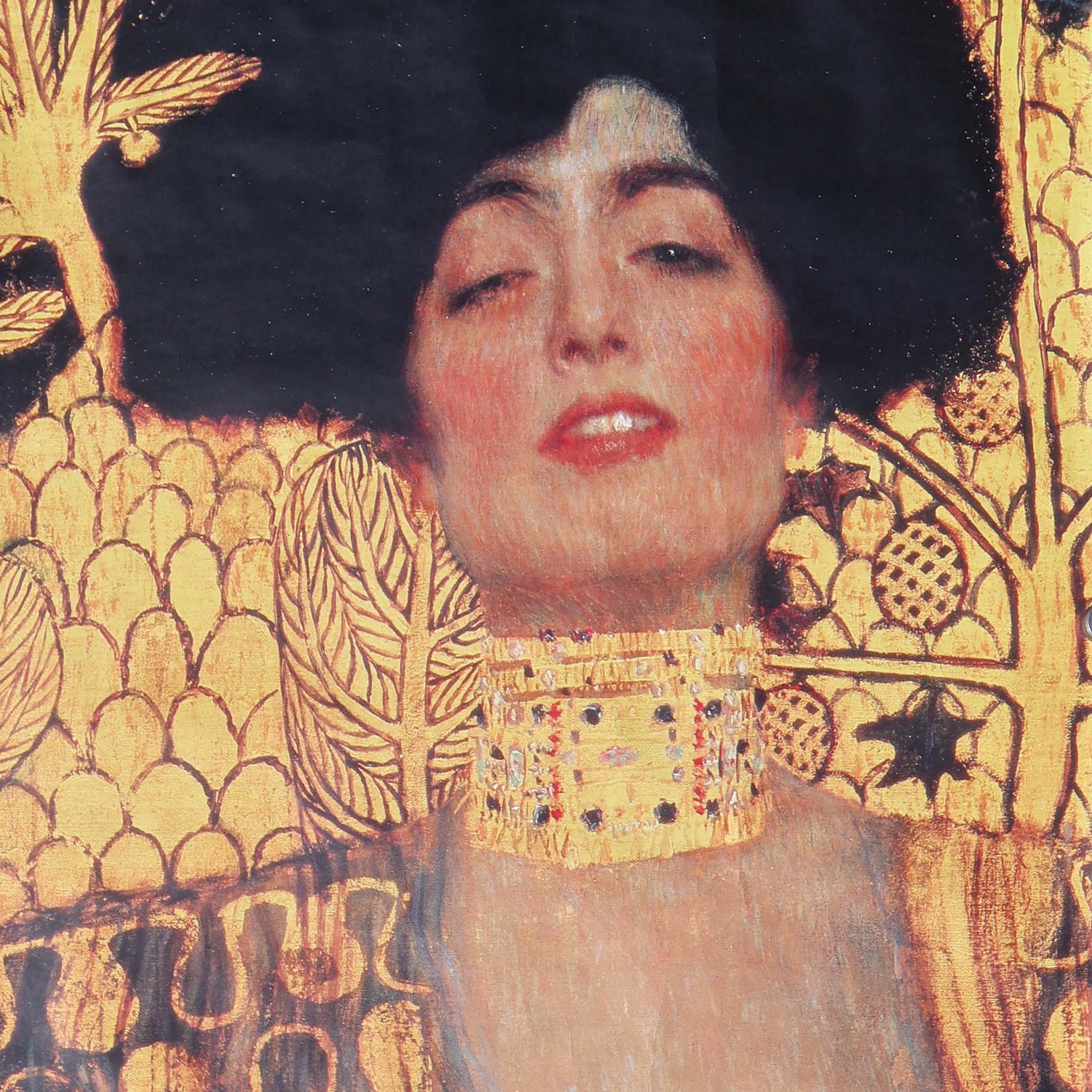 Gustav Klimt affiche 1992. Pour une expo au Kunsthaus de Zürich.