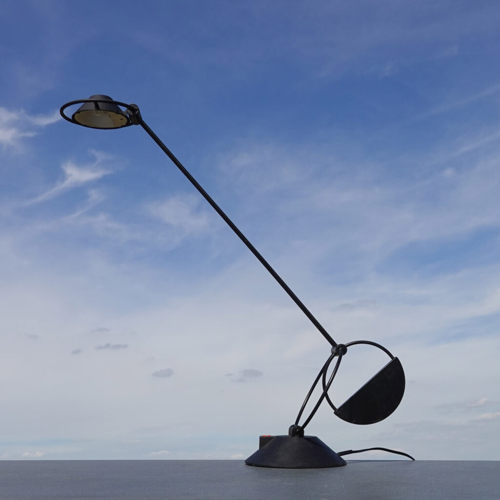 Lampe design 80s Francesco Gobbi. Candle Modello Sagitta.