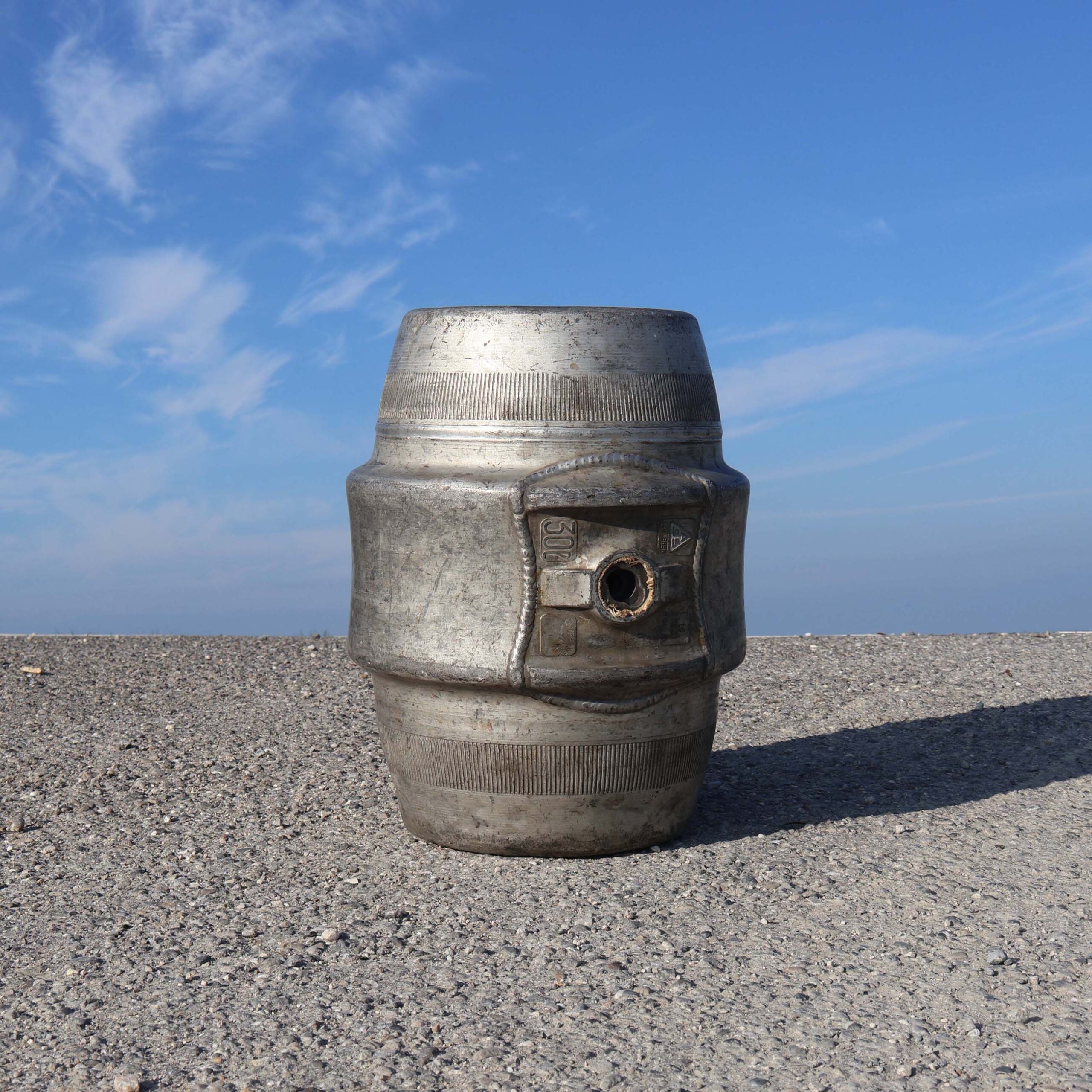 Warteck Vintage 60s Bierfass. Petit fût de 30 litre, de bière